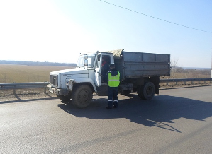 ДПС Воронежской области активно следит за чистотой на дорогах