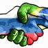 handshake russia brazil