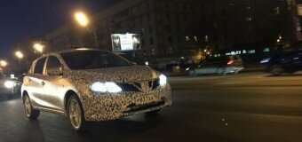 На дорогах Москвы сфотографировали новый Nissan